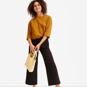 Everlane Wide Leg Cropped Pant